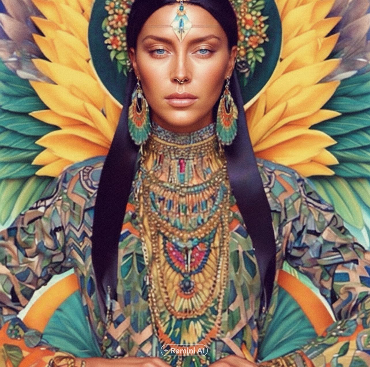Kelli Love - The Aquarian golden wings artwork